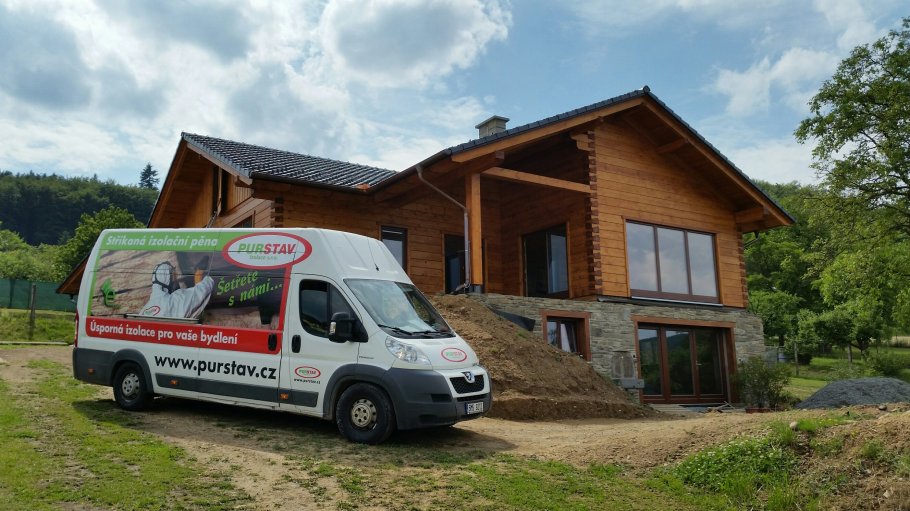 Zateplení srubu v Račice